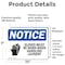 Signmission 7 in Height, 10 in Width, Vinyl Decal, Rectangle OS-2PACK-NS-D-710-L-13116 - alternate 4